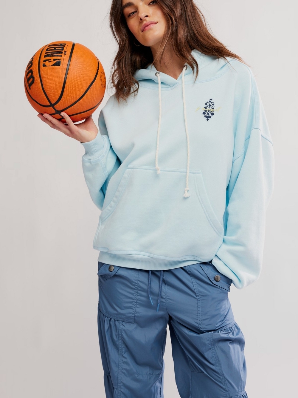 FP Movement by Free People Light Blue Hoodie Sweatshirt - Picture 2 of 5